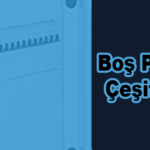 Boş Pano Çeşitleri